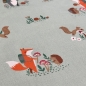 Preview: Baumwolle | FOREST ANIMALS Waldtiere | mint